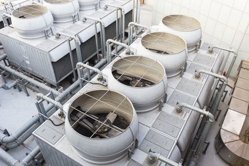 Cooling Tower Cleans and Treatments commercial installation